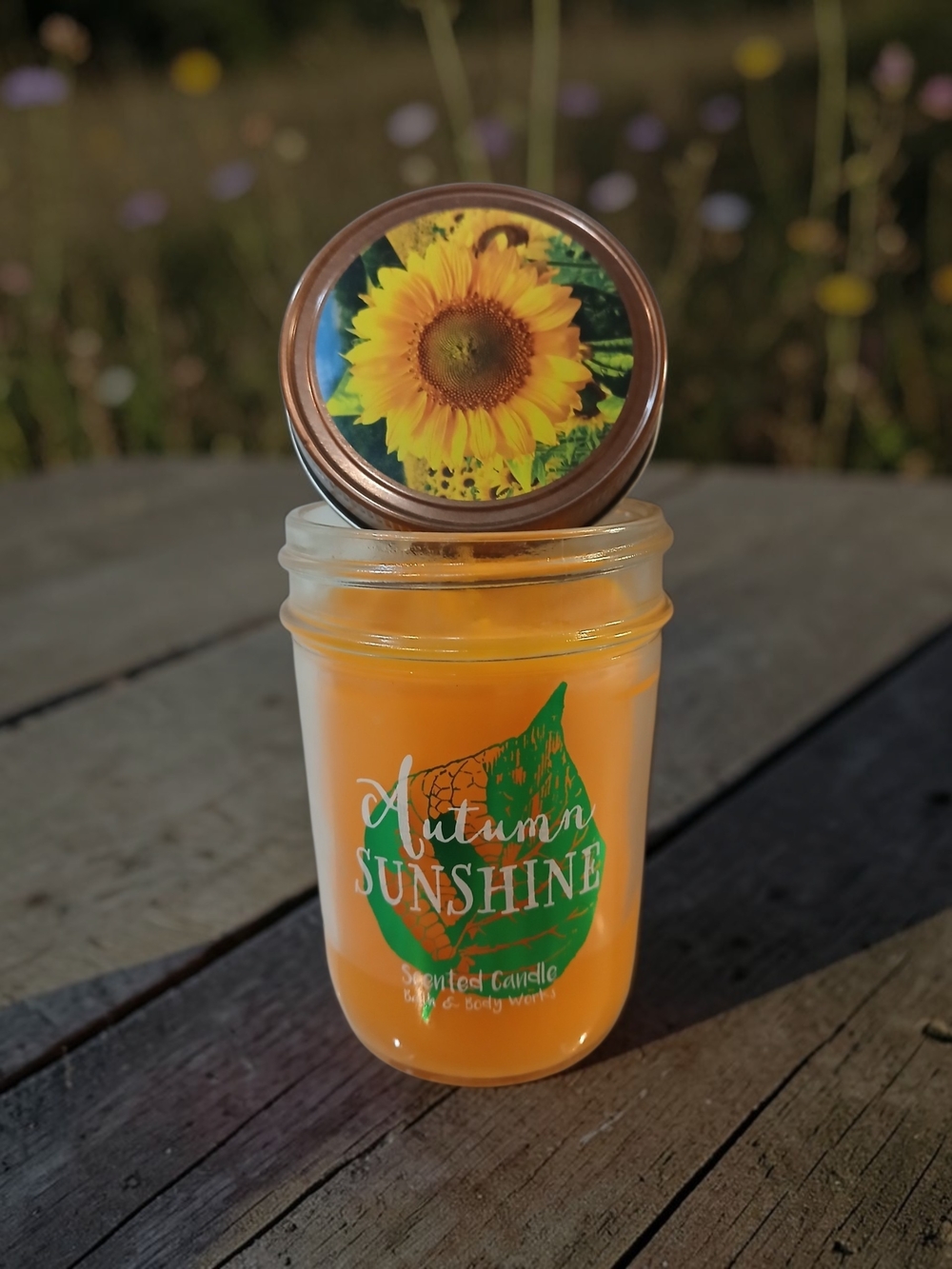 Autumn Sunshine Scented Candle - Orange